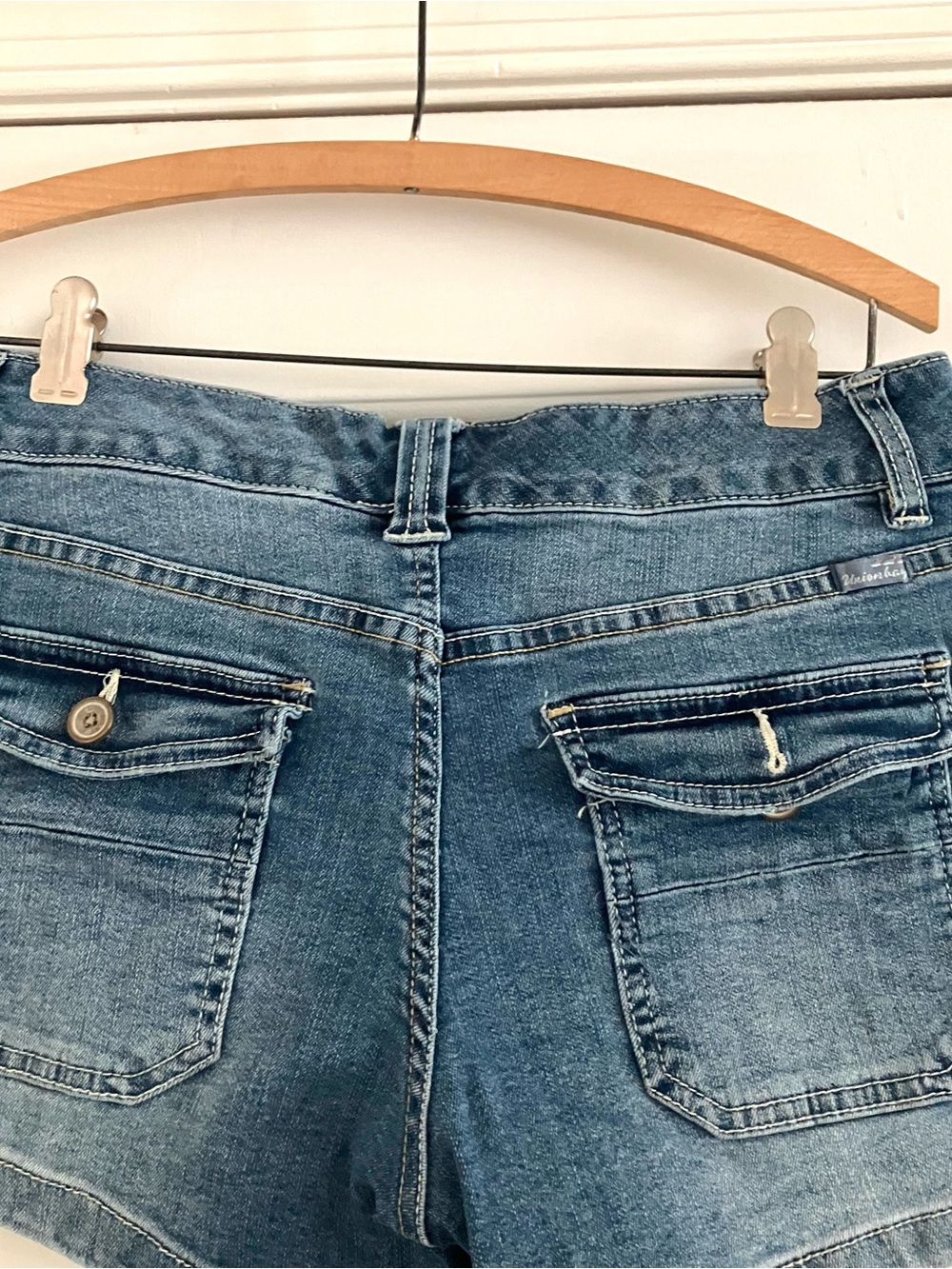 Vintage UnionBay Delaney Y2k Casual Boho Festival Utility Denim Shorts-Size 5 - Picture 9 of 10